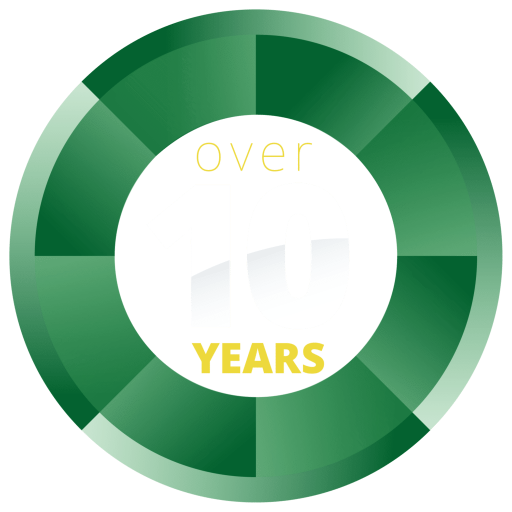 10 years of service badge