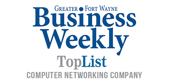 Fort Wayne Business Weekly Top Computer Networking Company Award Badge
